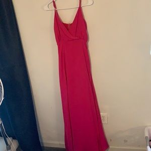 Lulus pink XS maxi dress